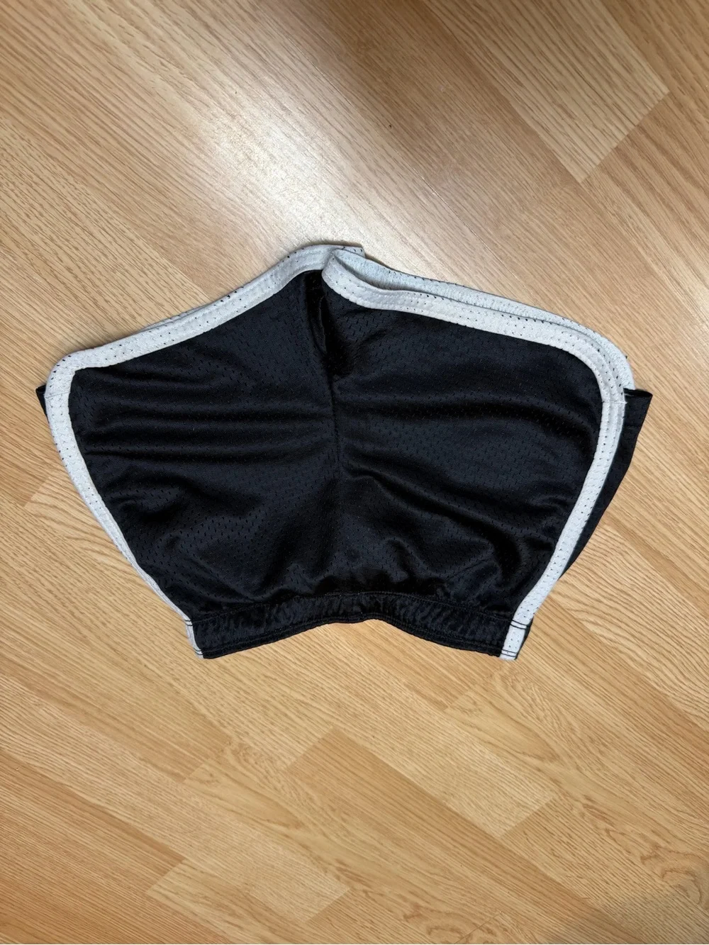 Justice Girls Size 8 Black Athletic Running Shorts Performance Active Gym